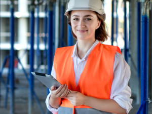 Архитектурно-проектная составляющая строительной отрасли. Женщины на стройке