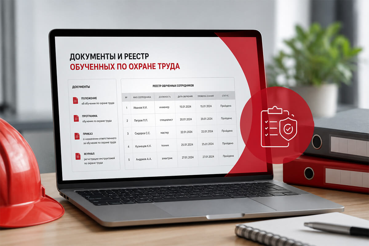 проведение обучения по охране труда
